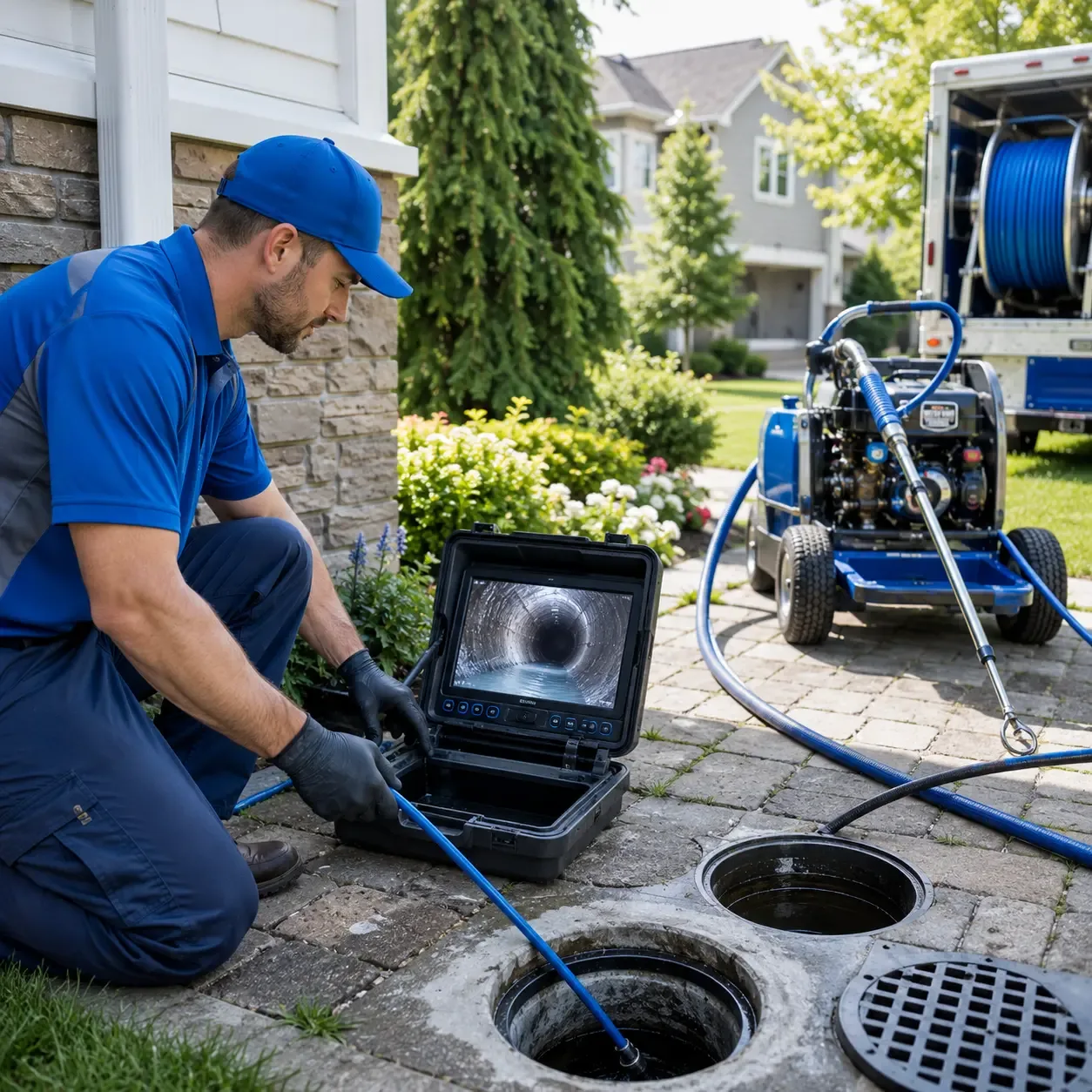 Outdoor drain cleaning professionals serving Stockbridge, VT